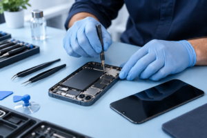 Foto bij het bedrijfsprofiel van A Plus Repair – Telefoon- en laptopreparatie Amsterdam