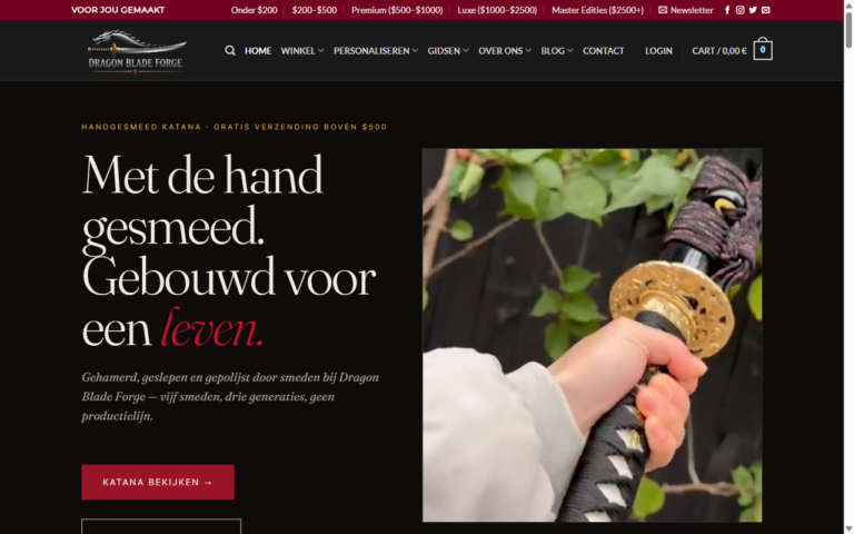 Foto bij het bedrijfsprofiel van Katana Zwaarden Winkel
